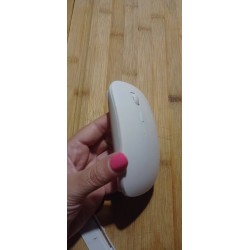 Souris rechargeable Bluetooth blanche