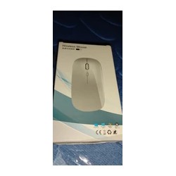 Souris rechargeable Bluetooth blanche