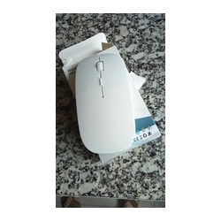 Souris rechargeable Bluetooth blanche