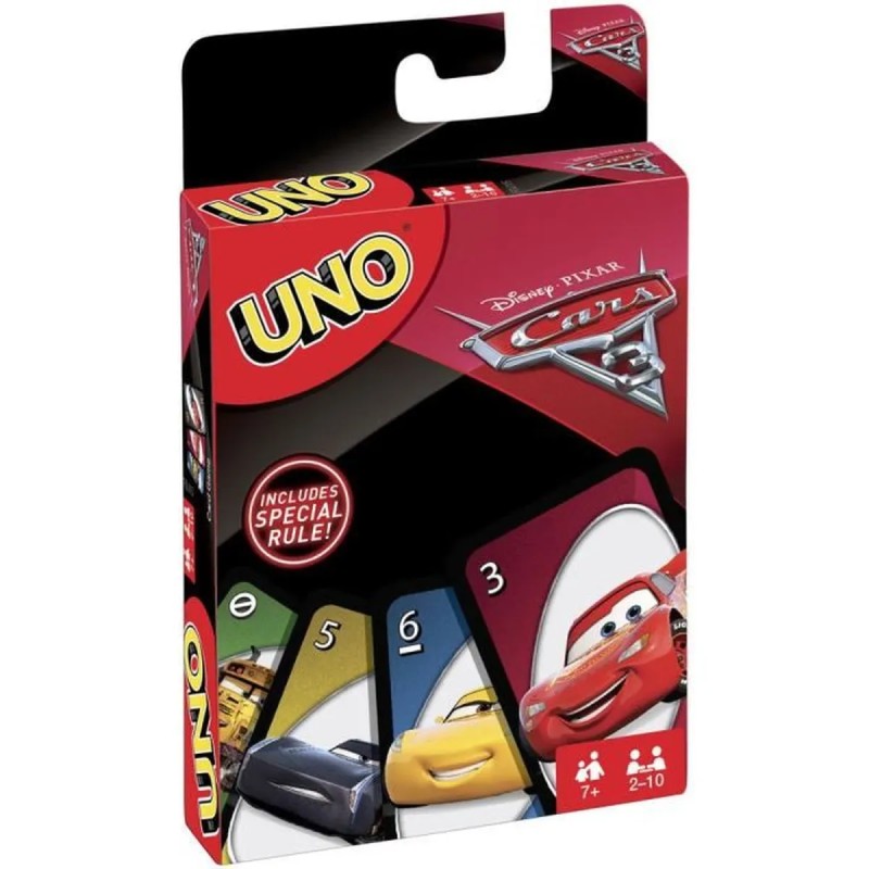 UNO - Cars 3 - Jeu de Cartes